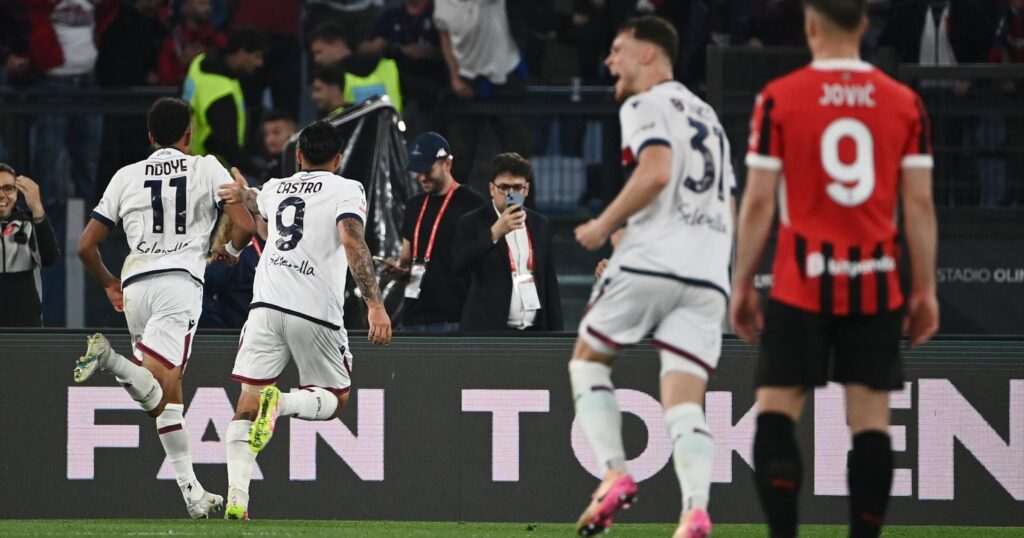 Bologne bat l’AC Milan 1 à 0 et remporte la Coupe d’Italie