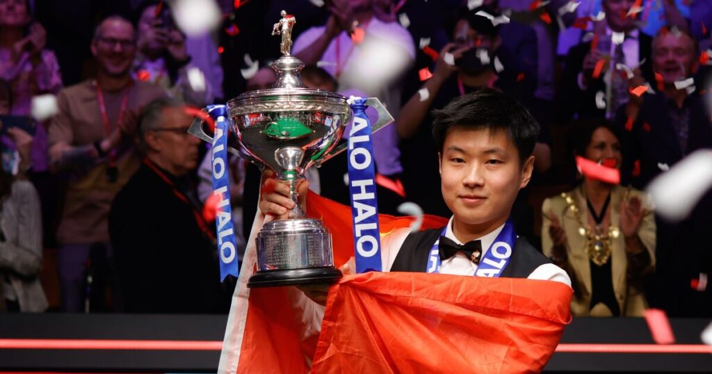 Snooker stars wanted Zhao Xintong banned from World Championship before he won it