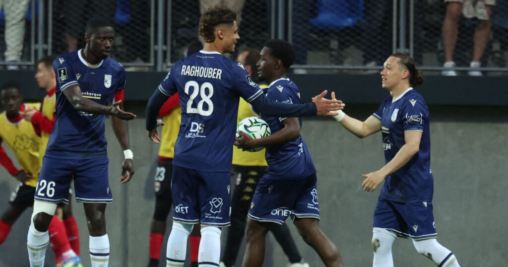 Football – Pré-barrages : Dunkerque fait chuter Guingamp et enchaînera à Metz samedi