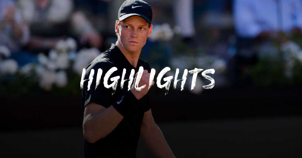 Mastrers 1000 de Rome – Jannik Sinner perd le fil, puis le retrouve face à Jesper de Jong (6-4, 6-2) – Vidéo Tennis