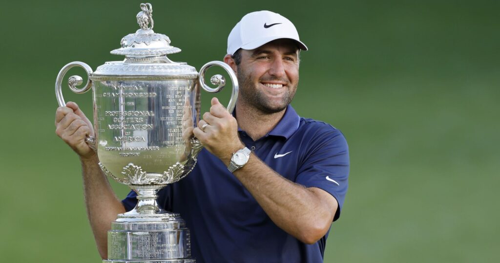 Golf : L’Américain Scottie Scheffler remporte le Championnat PGA, son troisième Majeur en carrière