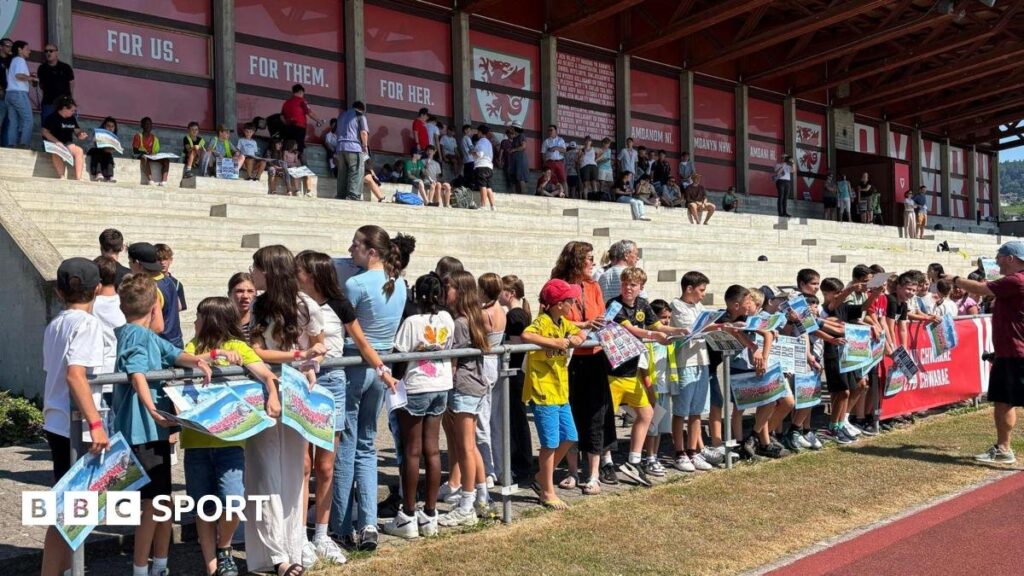Euro 2025: Gales desfruta de recepção ‘verdadeiramente impressionante’ na Suíça