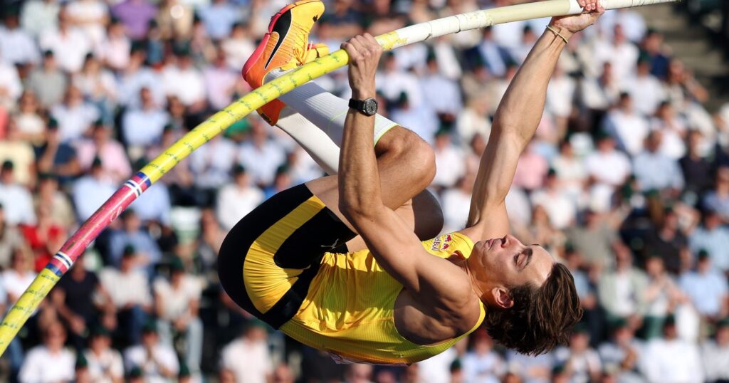 Athlétisme – Meeting d’Oslo 2025 : Armand Duplantis s’arrête à 6,15 m à Oslo, Julien Alfred et Karsten Warholm brillent devant Usain Bolt