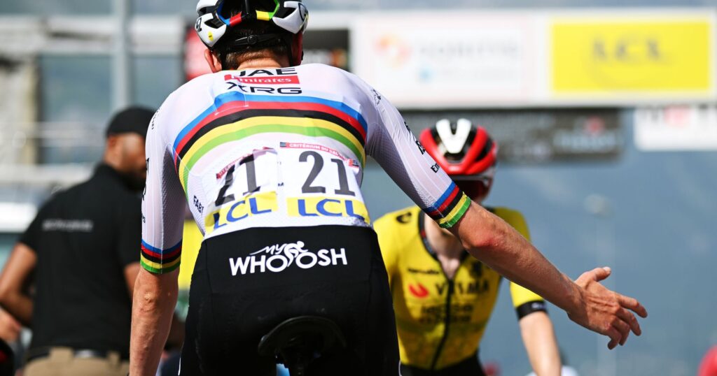 Critérium du Dauphiné – Le classement général après la 5e étape : Tadej Pogacar frappe fort et prend le maillot jaune, Jonas Vingegaard 2e