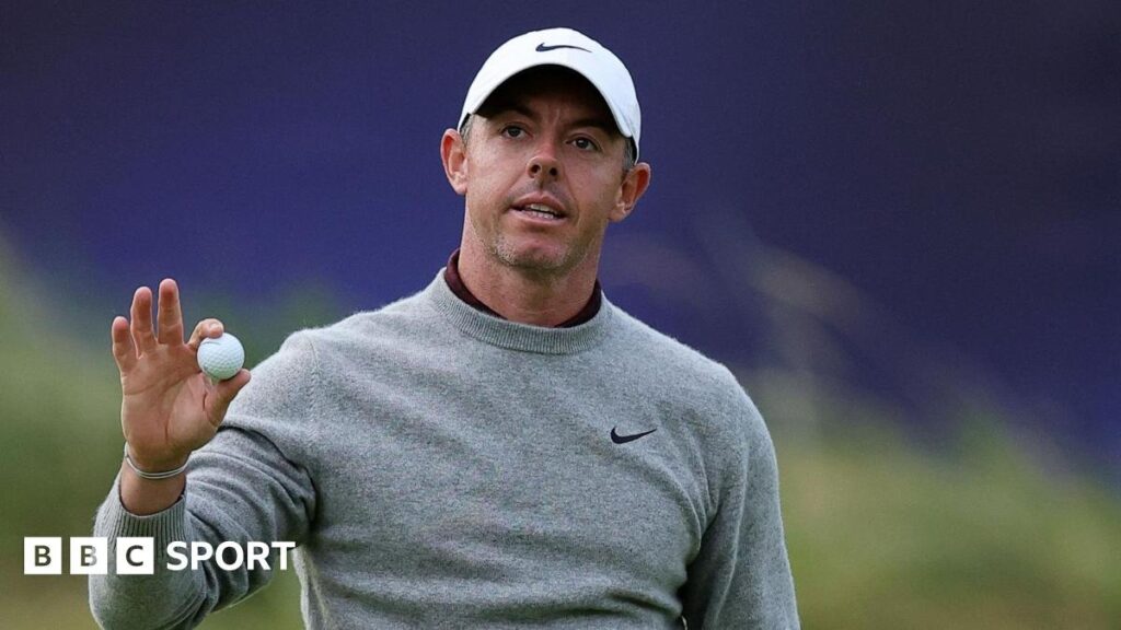 O Open 2025: Rory McIlroy sentiu ‘apoio de todo o país’ durante o primeiro round 70