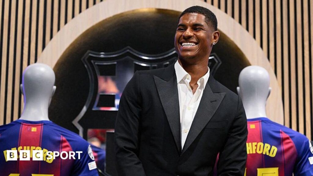Marcus Rashford revelou em Barcelona no evento ‘discreto e íntimo’ nou